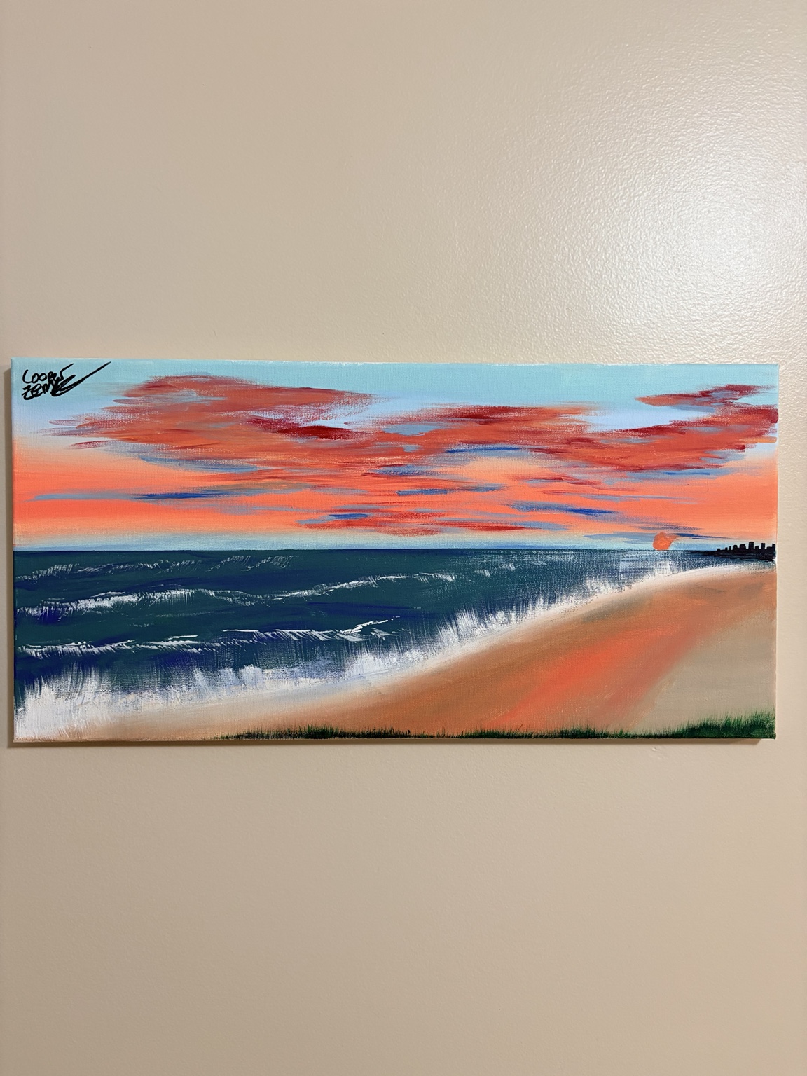Coral Coastline original artwork