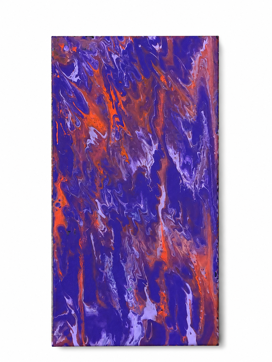 Violet Ember Flow original abstract painting