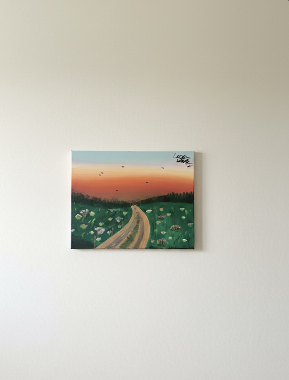 Wildflower Road original artwork