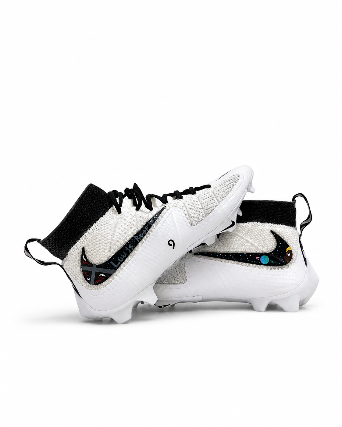 Lil Uzi themed cleats view 2
